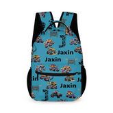 Personalized Monster Truck Child Name Backpack